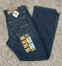 New Ariat M5 Straight Fit Men’s Jeans REBAR DuraStretch Size 33 X 32  (SH11)