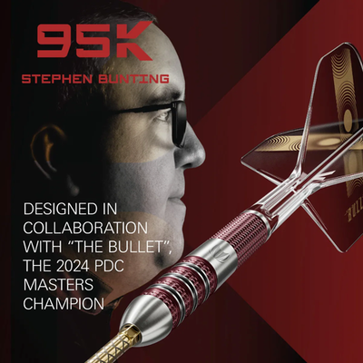 TARGET STEPHEN BUNTING BULLET 95k SP 95% TUNGSTEN 23 GRAM STEEL