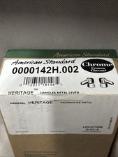 NEW American Standard Heritage Metal Lever Handles Pair, Chrome 0000142H.002