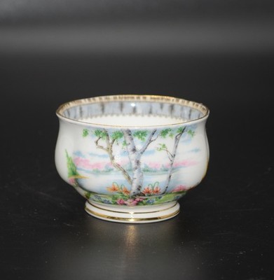 Royal Albert Silver Birch Mini Open Sugar Bowl Bone China 2-¼  Tall C-9