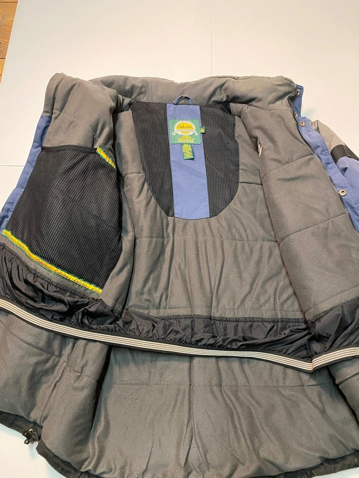 Cabela's Dry Plus Jacket Mens XL Blue Insulated Parka Waterproof Hooded - Image 3 of 4