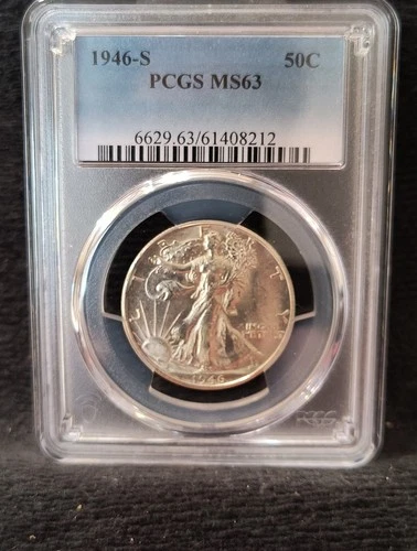 1946-S Walking Liberty Half PCGS MS-63