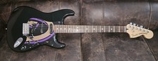 2014 Fender MX Deluxe Roadhouse Stratocaster geräuschlose Pickups schwarz 