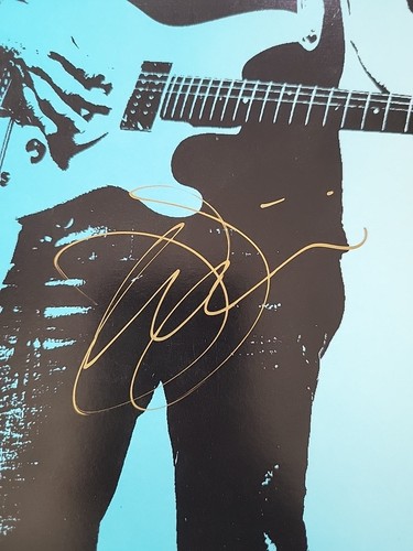 Póster de la gira 2003 firmado por G3 - Satriani - Vai - Malmsteen - 24"x18" - En muy buen estado - Imagen 8 de 11