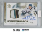 2024-25 SP Authentic Future Watch Auto Patch Horizontal Macklin Celebrini /25