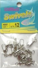 72 Pcs of Nickel Barrel Swivel with Interlock Snap #7 $9.99 (NEW) Free Shipping