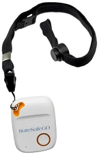 SureSafeGO Medical Alert System That Calls Family & Friends (White)
