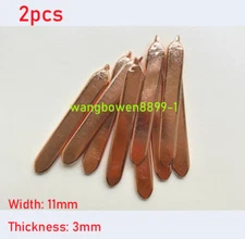 Copper Flat Heat Pipe for Cooling Laptop CPU GPU Heatsink 11x3mm length 50-400mm
