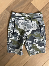 Gap Boy's GapFit Drawstring Waist Fit Tech Shorts Camo M 8 