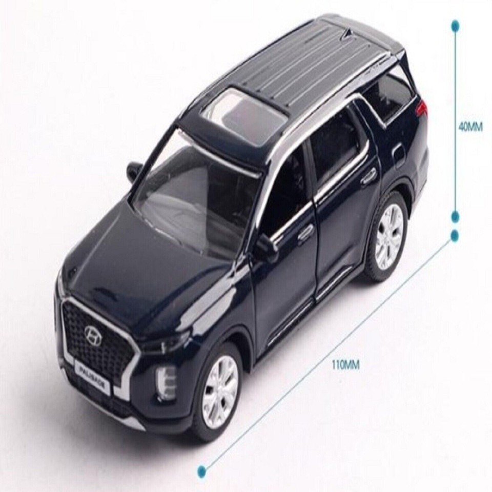 Hyundai Palisade Motor Car Diecast 1:38 Scale Miniature Display Toy ...