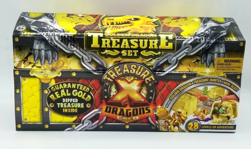 treasure x quest for dragons gold treasure set