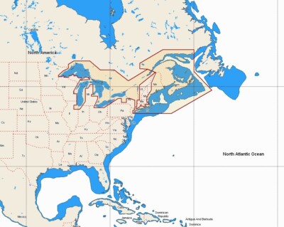 2024 C-MAP M-NA-M026 Great Lakes North East US  MAX C-Card