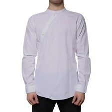 DOLCE & GABBANA Shirt White Cotton Slim Fit MARTINI Dress 40/US15.75/M 1050usd