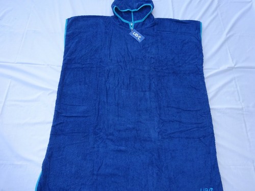 100% Cotton Towelling Poncho Beach /Robe/Changing Adult & Youngsters, New Cols - Picture 4 of 20