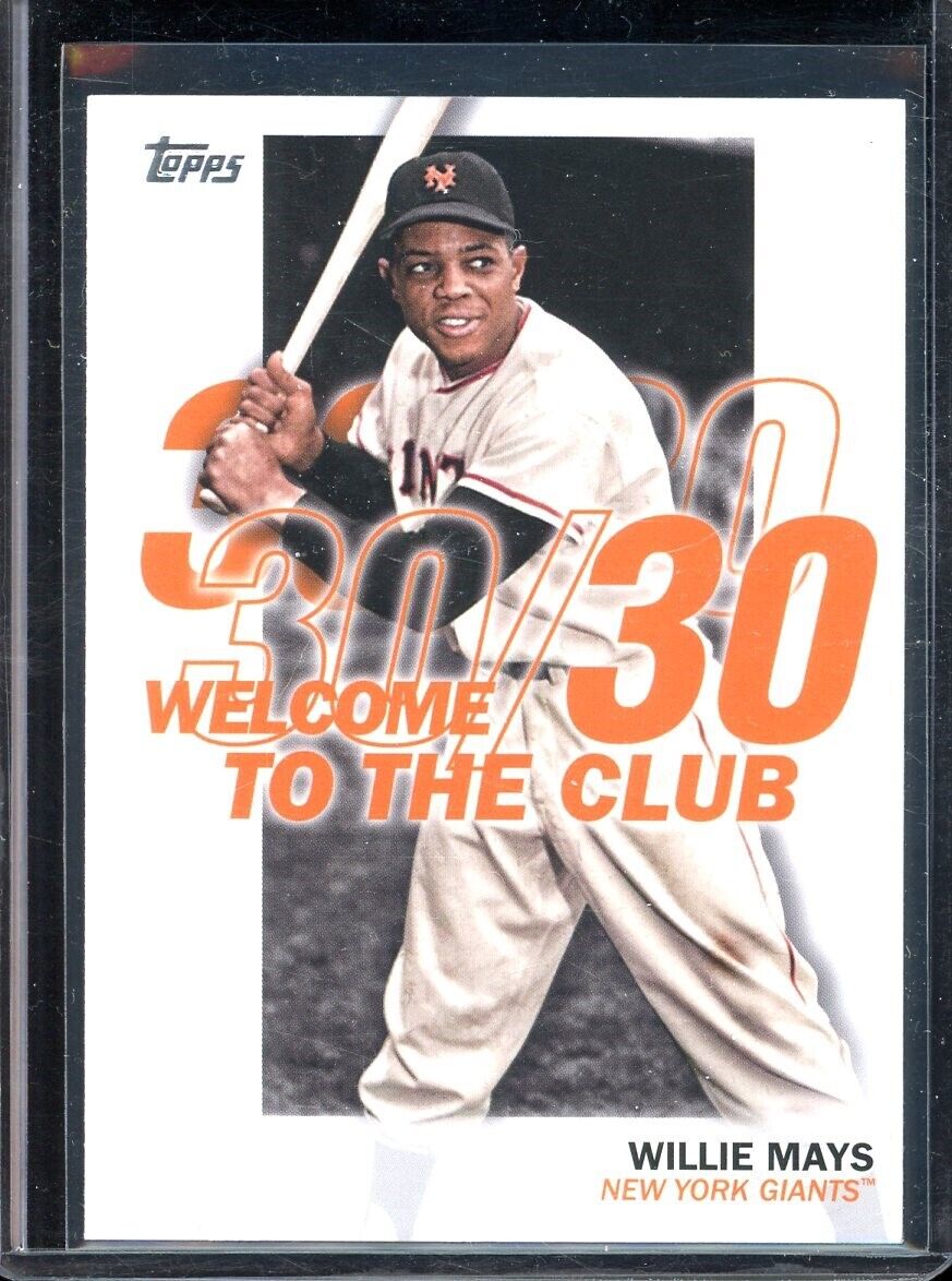 2023 Topps シリーズ 1 30/30 Welcom to the Club Willie Mays #wc-8-