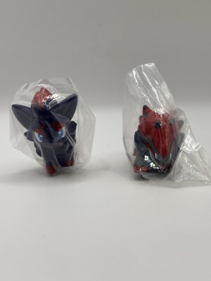 Pokemon Kids XY Finger Puppet 2012 Zorua & Zoroark BANDAI Figure