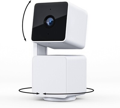 Wyze Cam Pan v3 Pan & Tilt 2-Wege Audio IP65 Wetterfeste Kamera & UK Adapter 