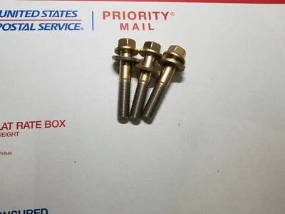 OEM B16 B18 B20 5-SPEED LOWER TRANSMISSION TORQUE BRACKET BOLTS B-SERIES SWAP - Image 1 of 2