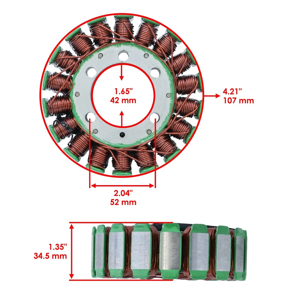 Stator for Honda CBR900RR CBR-900RR 1993 1994 1995 - Image 2 of 4