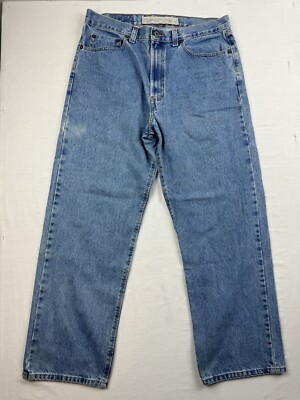 Vintage Perry Ellis Baggy Jeans Adult 36x32 Blue Skater Hipster