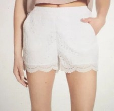 NWT Devlin Willow Lace Short, White, Size 12, Org 88.00