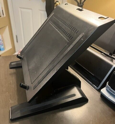 Laptop Stand Holder- Black Sanwa Supply, Adjustable Portable, Multiple Positions-image