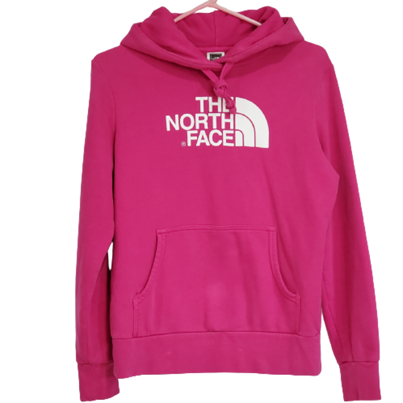 North Face Pink Hoodie Sweatshirt Small 