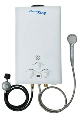 #ad 10L 2.64GPM Hot Water Heater Propane Gas Instant Tankless Boiler Shower Kit $219.95