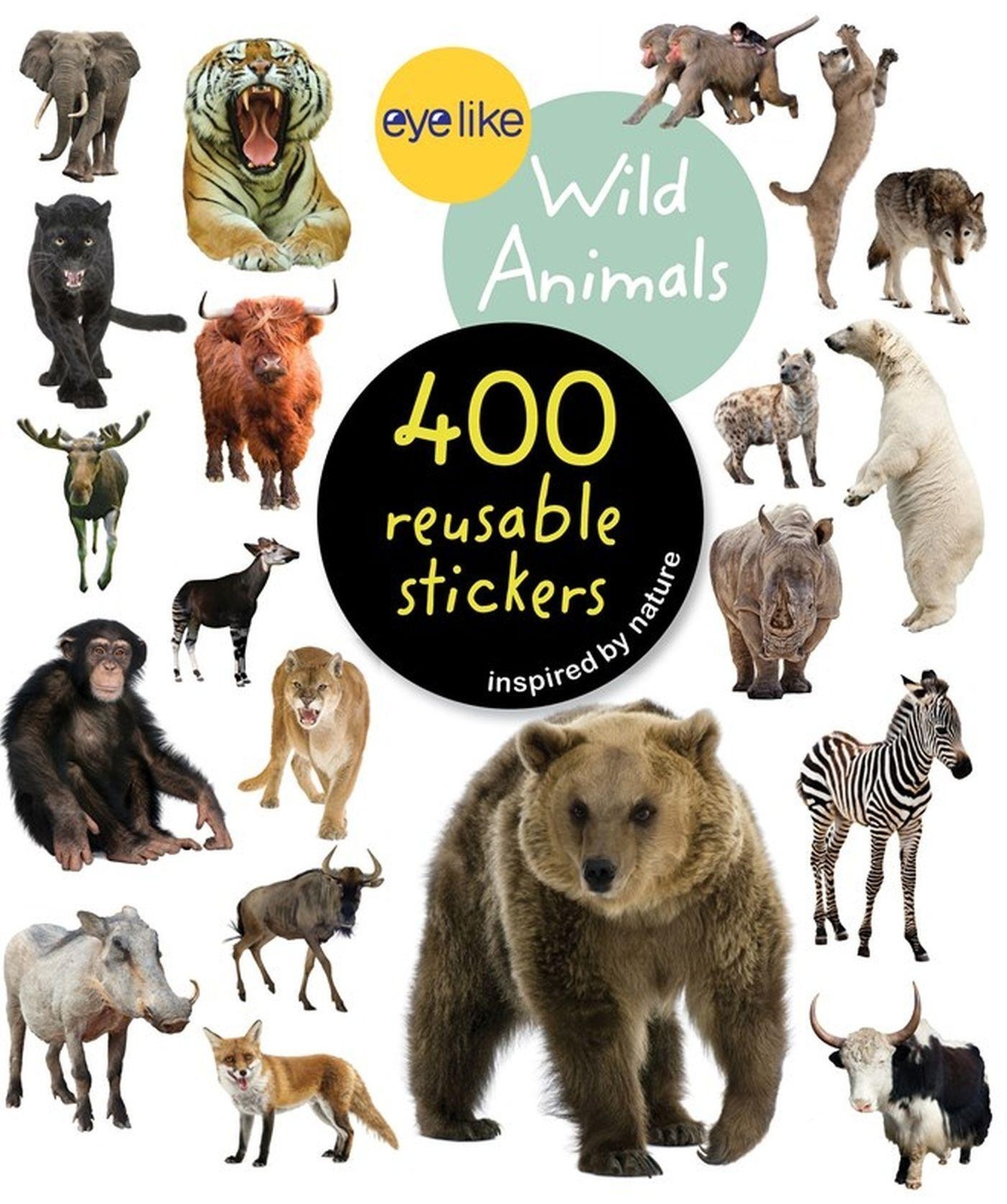 Thumbnail - Eyelike Stickrs: Wild Animals | Workman Publishing | Broschüre |