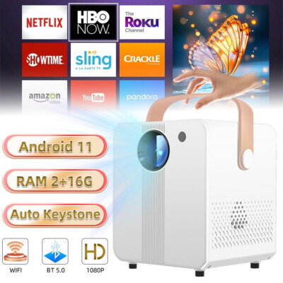 4K WiFi 5G Projector Autofocus LED Bluetooth Portable Home Theater ...