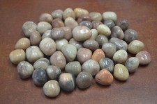 200 PCS BULK MIX TUMBLED POLISHED GEMSTONE ROCK STONE 2 LBS T-2080Q