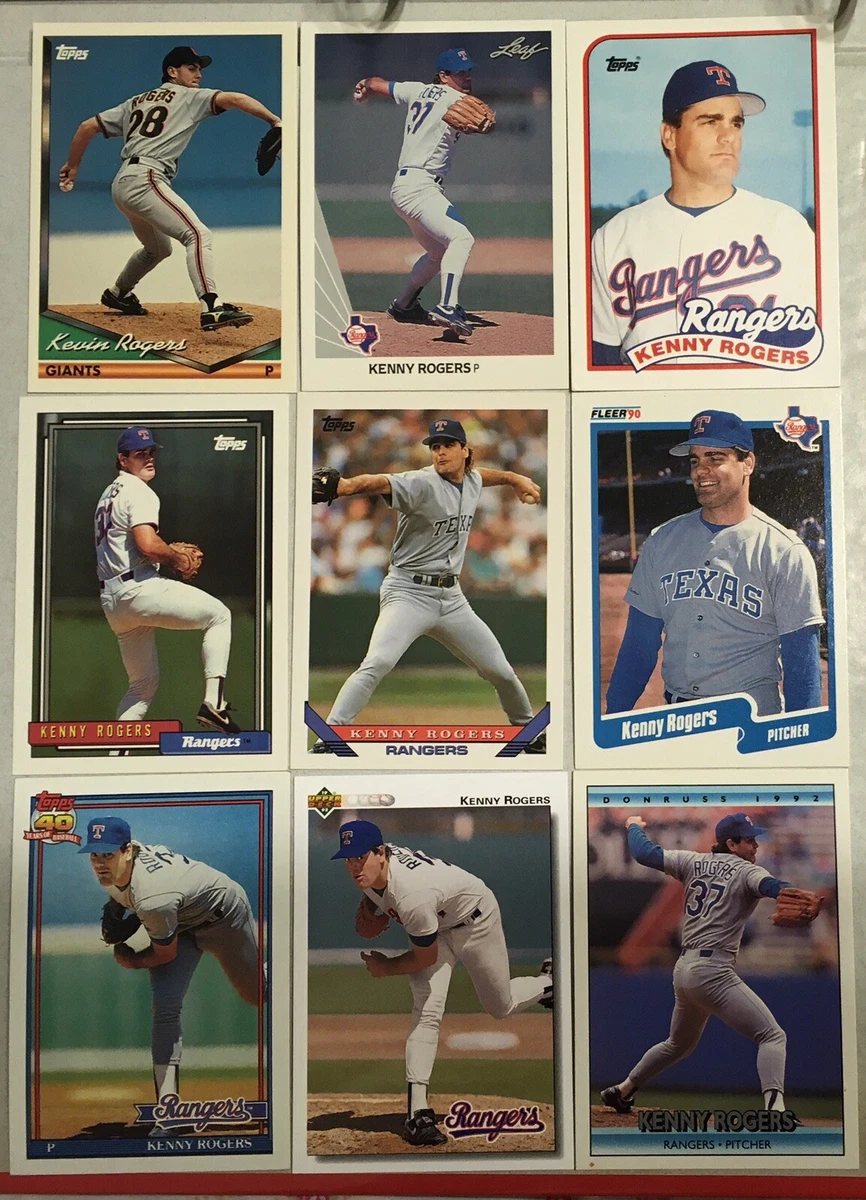 26 Different Baseball Kenny Rogers Baseball Cards eBay
