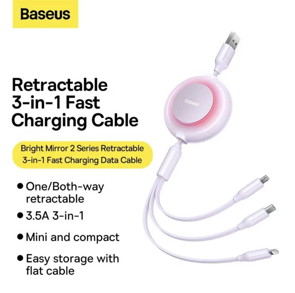 3 in 1 Charging Cable | Micro | TypeC | Apple IOS - Image 2 of 4