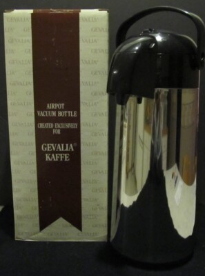 X-LARGE COFFEE THERMOS - VACUUM BOTTLE 60 OZ BY GEVALIA KAFFE - NEW IN BOX  | eBay