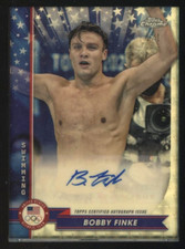Marketplace image: 2024 TOPPS CHROME OLYMPIC CHAMPION 1/1 SUPERFRACTOR BOBBY FINKE AUTO VARIATION