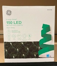 GE Energy Smart ConstantON 150 LED Net-Style Lights Warm White 6ft x 4ft