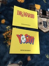 Nintendo NES Video Game Instruction Manual Lot of 2 Dr. Mario and  Yoshi