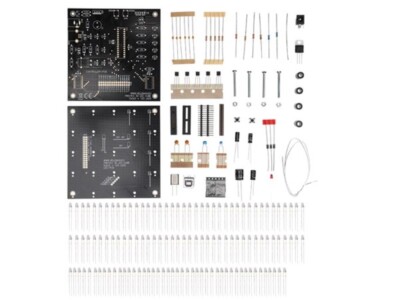 Educational soldering and programming kit, 3D LED cube,125 white LEDs, 5 x 5 x 5