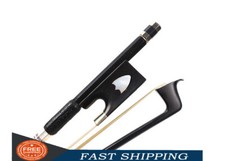 4/4 Full Size Violin bow Carbon Fiber Advanced Bows for Violin Natural Bow Hair
