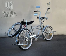NEW! 20" OG LOWRIDER CLASSIC 144 SPOKE STEEL BICYCLE 595-4 CHROME