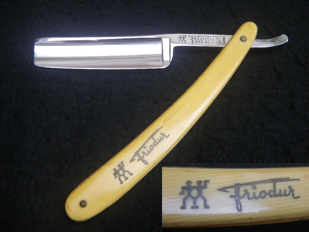 J.A. Henckels Friedr. Inox メンズ剃刀 Razor J.A.HENCKELS SOLINGEN ZWILLINGSWERK Friodur INOX NO STAIN