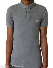Soul Cal Men's California Polo Shirt Light Grey (SCTS001)