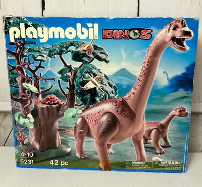 Playmobil Dinos Brachiosaurus And Baby Set - Boxed 5231 With Instructions.