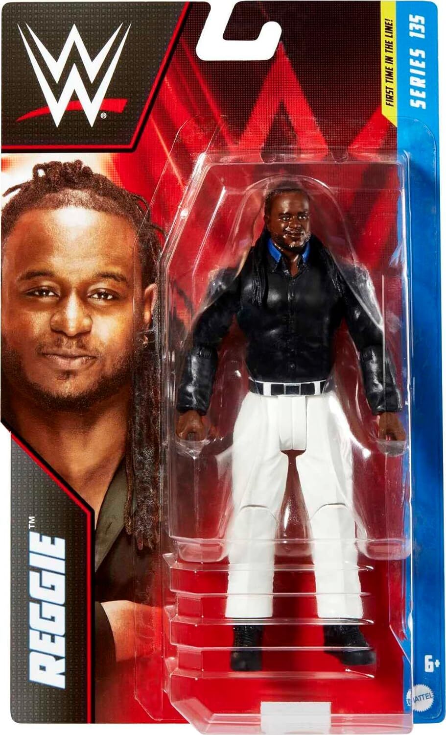 WWE Action Figure Reggie 6inch Posable Collectible for WWE Fans Age