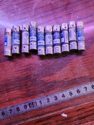 Bussmann FNA Fuses - {LOT OF 10} Various Tested Fuses **USED**