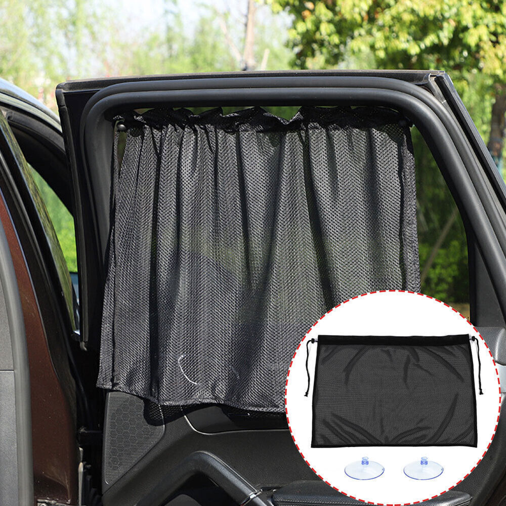 1pc Black Car Window Shade for UV Protection & Privacy