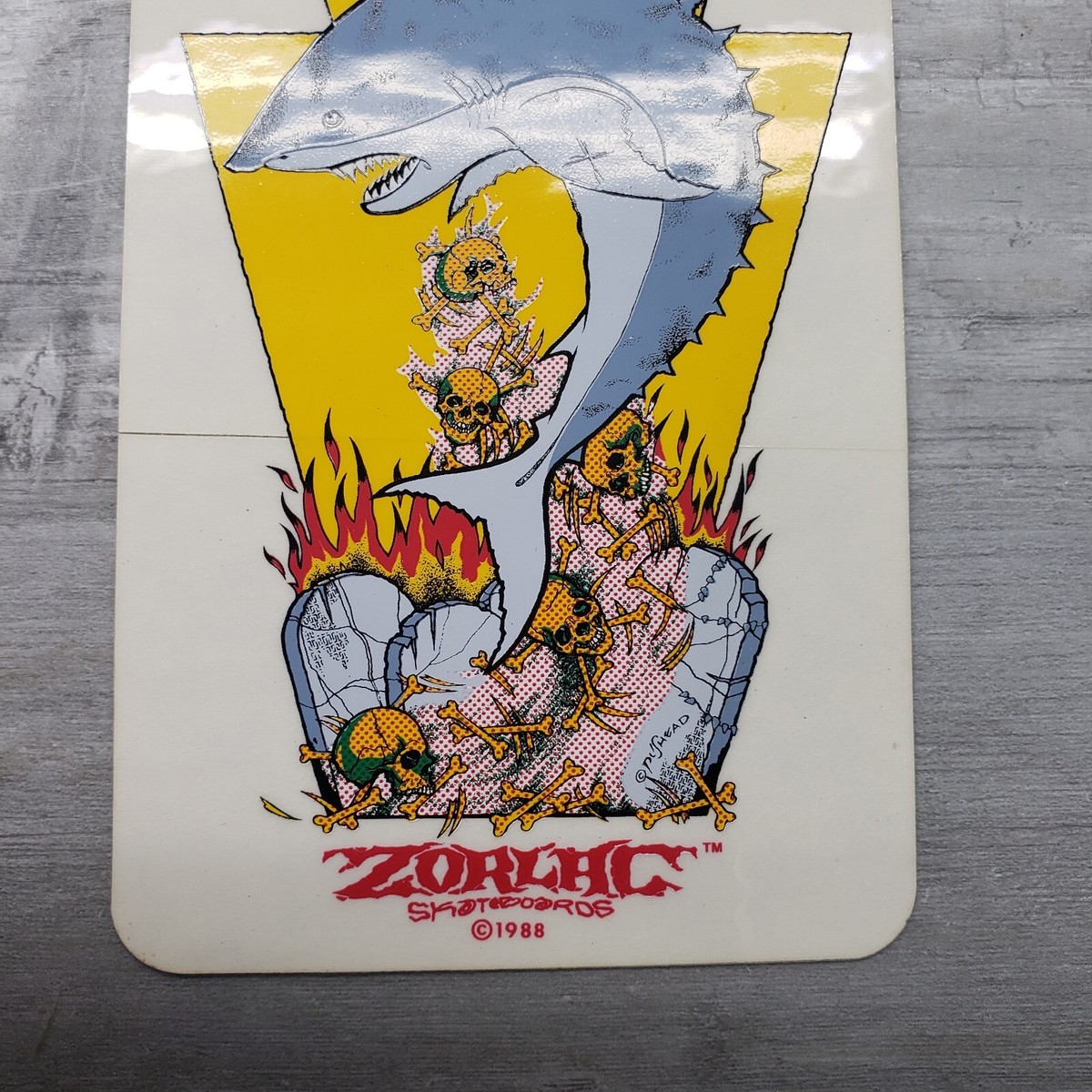 80s Zorlac ステッカー skateboardsticker 80s Zorlac ステッカー skateboardsticker vtg 1980s Zorlac