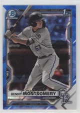 2021 Bowman Chrome Draft Sapphire Edition Benny Montgomery #BDC-84 v9t