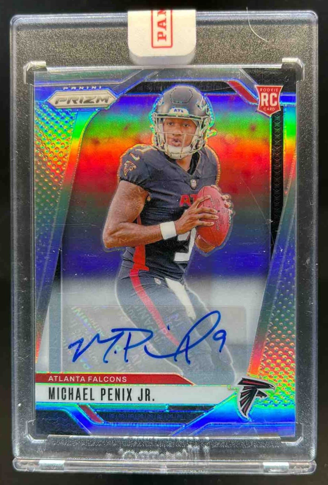2024 Prizm Michael Penix Jr. Auto RC Silver Rookie #378 Falcons