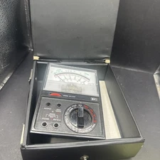 Micronta 22-201U 18 Range Analog Multitester with User Manual As-is